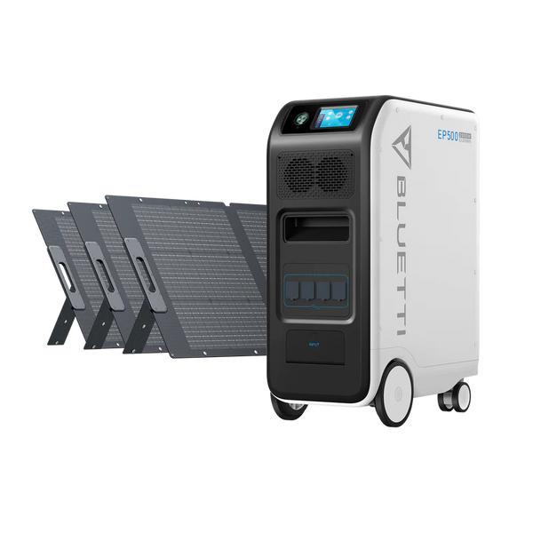 EP500 + 3*PV200D | Solar Generator | 2,000W 5100Wh - BLUETTI