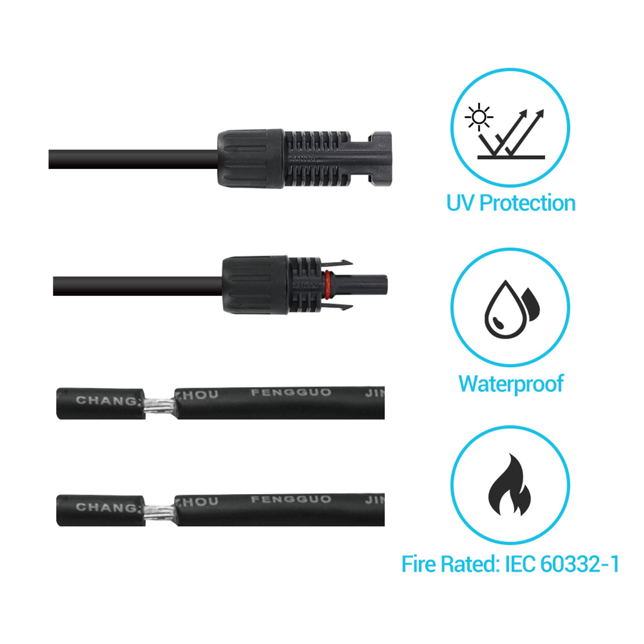 Solar Panel to Charge Controller Adaptor Kit - Renogy